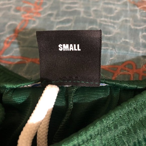 Revenge Mesh Embroidered Shorts Green - Picture 5 of 6